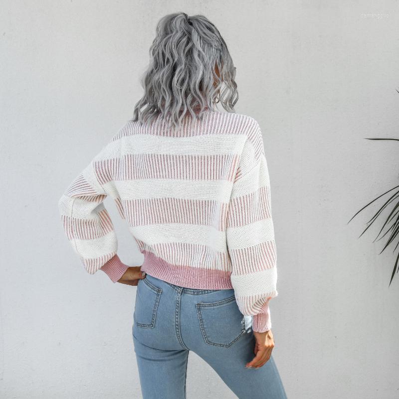 Women' Sweaters Women' Top Women Knitted Striped Sweater Pullovers 2023 Winter Hollow Lantern Long-Sleeve Turtleneck Woman Casual, Dark-blue-sale
Women' Sweaters Women' Top Women Knitted Striped Sweater Pullovers 2023 Winter Hollow Lantern Long-Sleeve Turtleneck Woman Casual, Dark-blue-sale