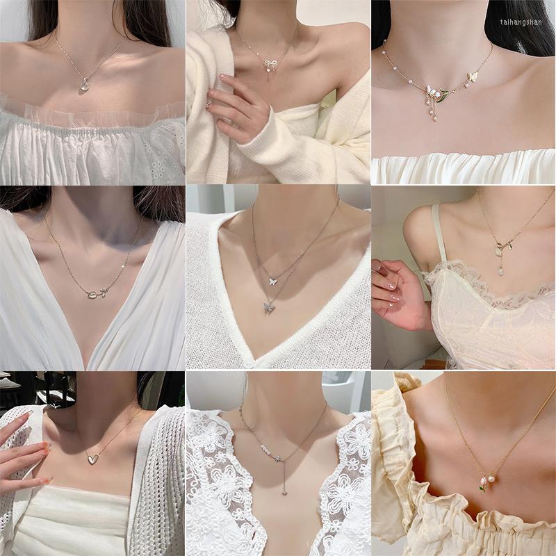 Pendant Necklaces 2023 Fashion Pearls Bluebell Flower Necklace For Women Shell Crystal Classic Choker Clavicle Chain Trendy Goth Jewelry
Pendant Necklaces 2023 Fashion Pearls Bluebell Flower Necklace For Women Shell Crystal Classic Choker Clavicle Chain Trendy Goth Jewelry