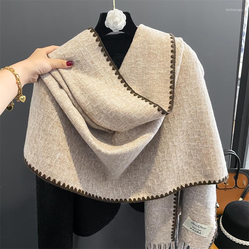 Scarves Design Shawls And Wraps Scarf For Women Winter Warm Solid Cashmere Neckercheif Bufandas Female Thick Poncho Soft Echarpe
Scarves Design Shawls And Wraps Scarf For Women Winter Warm Solid Cashmere Neckercheif Bufandas Female Thick Poncho Soft Echarpe
