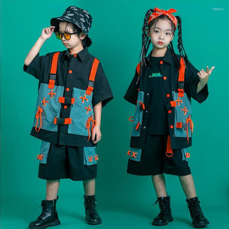 Stage Wear Kids Cool Hip Hop Clothing Oversize T Shirt Streetwear Baggy Summer Cargo Shorts For Girl Boy Jazz Dance Costume Clothes Set, Shorts set
Stage Wear Kids Cool Hip Hop Clothing Oversize T Shirt Streetwear Baggy Summer Cargo Shorts For Girl Boy Jazz Dance Costume Clothes Set, Shorts set