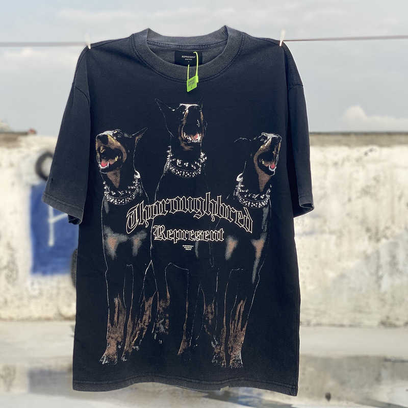 2023 New Men' and Women' t Shirt Fashion Design Brand Present'srepeat Three Doberman Limited Print Washed Used Fog High Street Short Sleeve Tee Vvju, Wash black
2023 New Men' and Women' t Shirt Fashion Design Brand Present'srepeat Three Doberman Limited Print Washed Used Fog High Street Short Sleeve Tee Vvju, Wash black