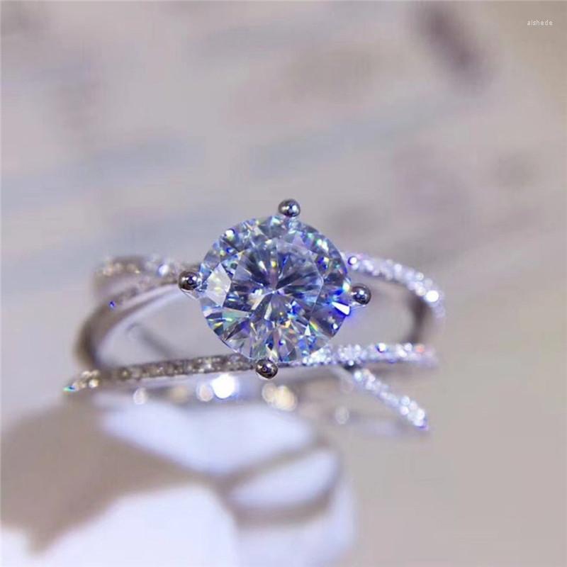 Wedding Rings Ly Fancy Cross For Women Delicate Bridal Ring With Shiny Crystal Cubic Zirconia Lady's Statement Jewelry
Wedding Rings Ly Fancy Cross For Women Delicate Bridal Ring With Shiny Crystal Cubic Zirconia Lady's Statement Jewelry