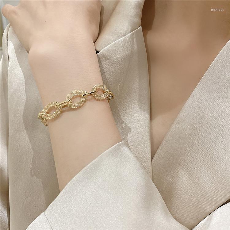Link Bracelets Designer Metal Chain Crystal Mesh Design Interlocking Bracelet Korean Women
Link Bracelets Designer Metal Chain Crystal Mesh Design Interlocking Bracelet Korean Women