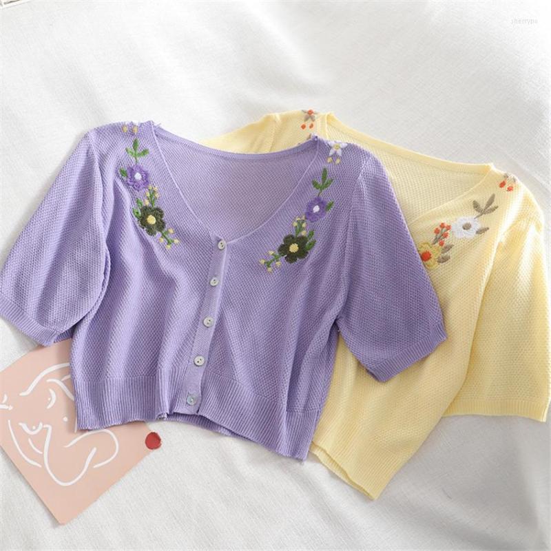 Women's T Shirts Summer Crop Top Shirt Harajuku Tops Women Short Sleeve Floral Embroidery T-Shirt Female Sweet Camisetas De Mujer Ropa 2023, Yellow
Women's T Shirts Summer Crop Top Shirt Harajuku Tops Women Short Sleeve Floral Embroidery T-Shirt Female Sweet Camisetas De Mujer Ropa 2023, Yellow