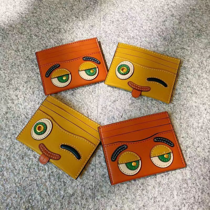 Leather Wallet Card Free Holder Luxury Designer Single Wallet Men Women Holders Coin calfskin Original Mini Key Pocket Interior slot, Orange
Leather Wallet Card Free Holder Luxury Designer Single Wallet Men Women Holders Coin calfskin Original Mini Key Pocket Interior slot, Orange