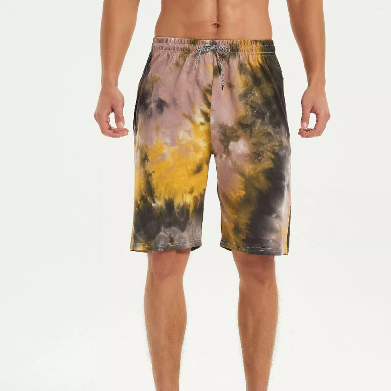 Men's Shorts IN Men's Tie Dyed Elastic Tether Contrast Color Leisure Belt Pocket Sports Breathable Gym Masculin
Men's Shorts IN Men's Tie Dyed Elastic Tether Contrast Color Leisure Belt Pocket Sports Breathable Gym Masculin