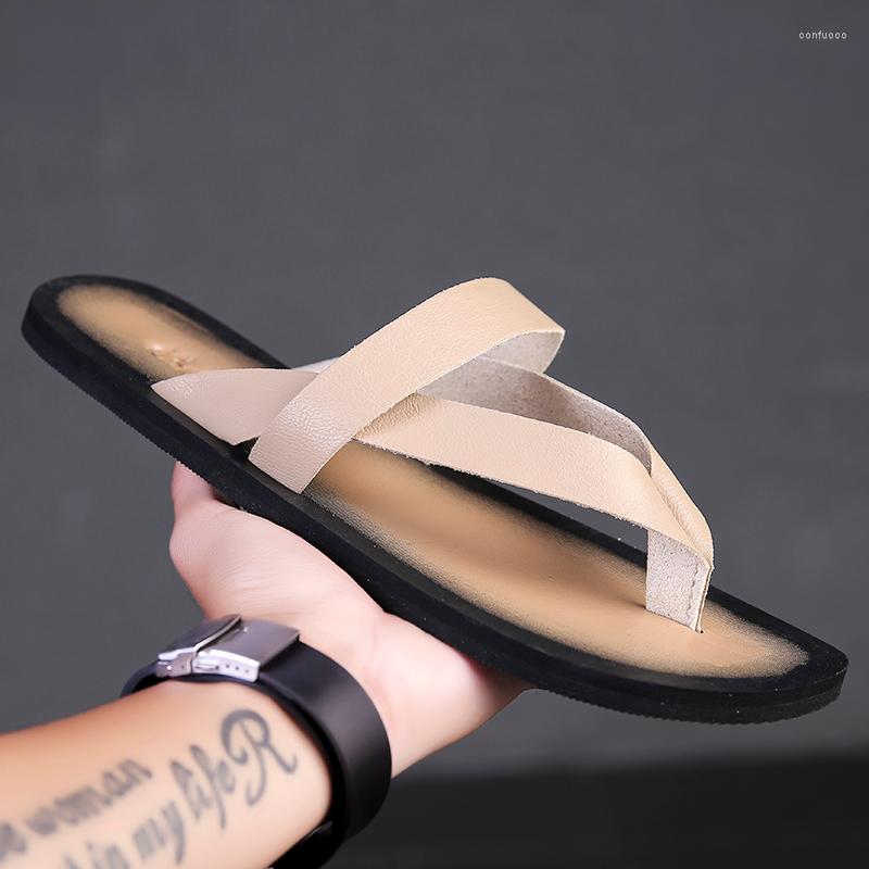 Slippers Mens Slides T-Strap Open Toe Men Fashion Outdoor Shoes Summer Casual Beach Men's Genuine Leather Flat Flip Flops, K12 black
Slippers Mens Slides T-Strap Open Toe Men Fashion Outdoor Shoes Summer Casual Beach Men's Genuine Leather Flat Flip Flops, K12 black