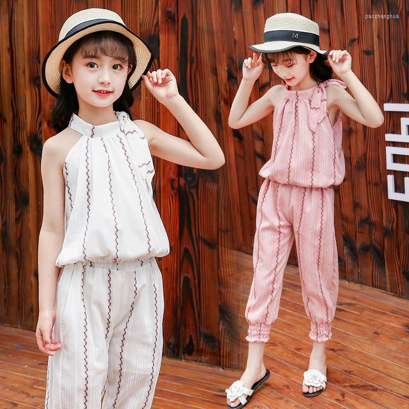 Clothing Sets Big Girls Set Baby Girl Boutique Outfits Summer 2023 Fashion Kids Children Clothes Striped Tops Pants 2pcs Suit, Pink
Clothing Sets Big Girls Set Baby Girl Boutique Outfits Summer 2023 Fashion Kids Children Clothes Striped Tops Pants 2pcs Suit, Pink