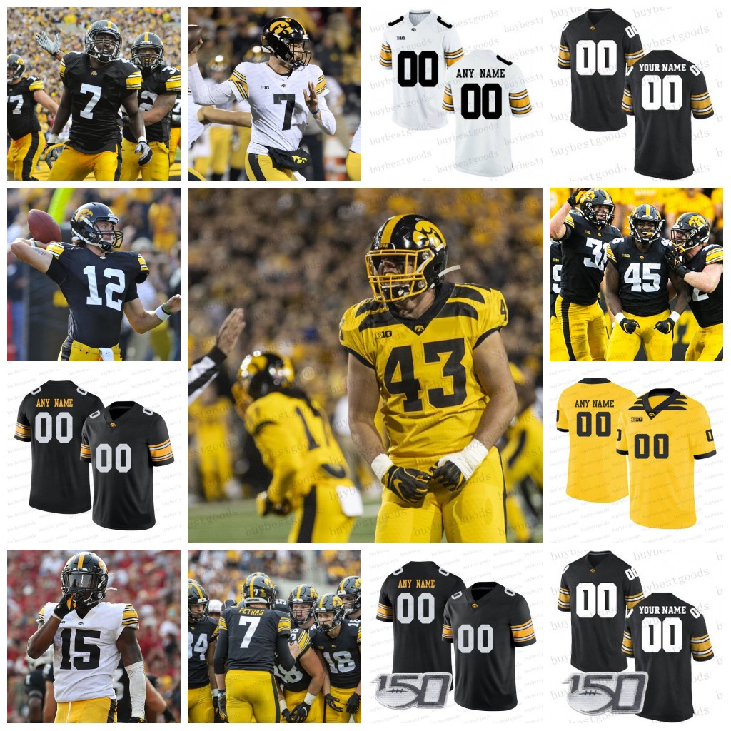 Custom Iowa Hawkeyes Football 15 Tyler Goodson 65 Tyler Linderbaum 4 Dane Belton 7 Spencer Petras 12 Cade McNamara 91 Lukas Van Ness 84 Sam LaPorta Jerseys Stitched
Custom Iowa Hawkeyes Football 15 Tyler Goodson 65 Tyler Linderbaum 4 Dane Belton 7 Spencer Petras 12 Cade McNamara 91 Lukas Van Ness 84 Sam LaPorta Jerseys Stitched