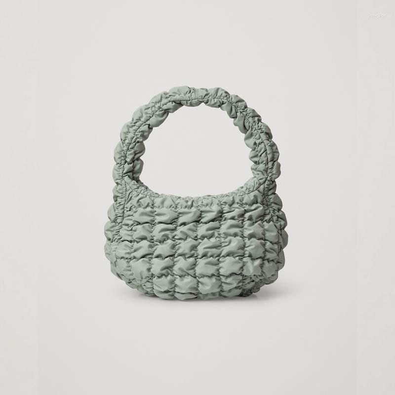 Evening Bags Fashion Ruched Small Tote Bag Designer Nylon Hobos Women Shoulder Luxury Lady Handbags Casual Mini Shopper Purses 2023 Sac, Yellow
Evening Bags Fashion Ruched Small Tote Bag Designer Nylon Hobos Women Shoulder Luxury Lady Handbags Casual Mini Shopper Purses 2023 Sac, Yellow