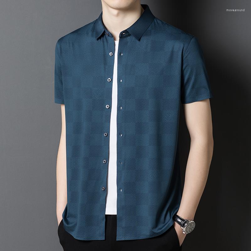 Men's Casual Shirts Summer Short Sleeve Classic Plaid Men Business Formal Dress Shirt Slim Social Office Streetwear Clothing, Black
Men's Casual Shirts Summer Short Sleeve Classic Plaid Men Business Formal Dress Shirt Slim Social Office Streetwear Clothing, Black