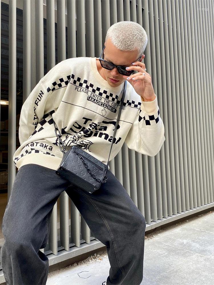 Men's Sweaters Men's Sweater Oversized Loose Retro Pattern Harajuku Jumpers Long Sleeve Top Winter O-Neck Y2k Streetwear Pullover Knit, Black
Men's Sweaters Men's Sweater Oversized Loose Retro Pattern Harajuku Jumpers Long Sleeve Top Winter O-Neck Y2k Streetwear Pullover Knit, Black