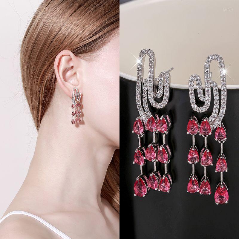 Dangle Earrings EYER Bridal Noble Wedding Fashion CZ Cubic Zircon Jewelry Trendy Accessories Water Drop Pendant Earring Top Quality Fine
Dangle Earrings EYER Bridal Noble Wedding Fashion CZ Cubic Zircon Jewelry Trendy Accessories Water Drop Pendant Earring Top Quality Fine