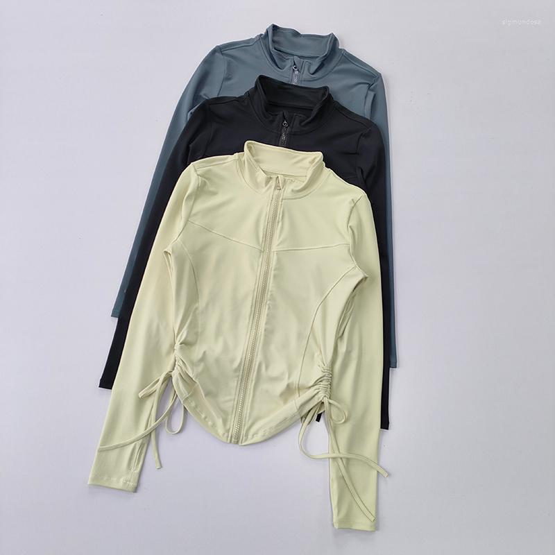 Active Shirts Stand Collar Slim Sports Jacket Yoga Suit Women' Autumn And Winter Running Long Sleeve Fast Drying Training Fitness, Beige
Active Shirts Stand Collar Slim Sports Jacket Yoga Suit Women' Autumn And Winter Running Long Sleeve Fast Drying Training Fitness, Beige