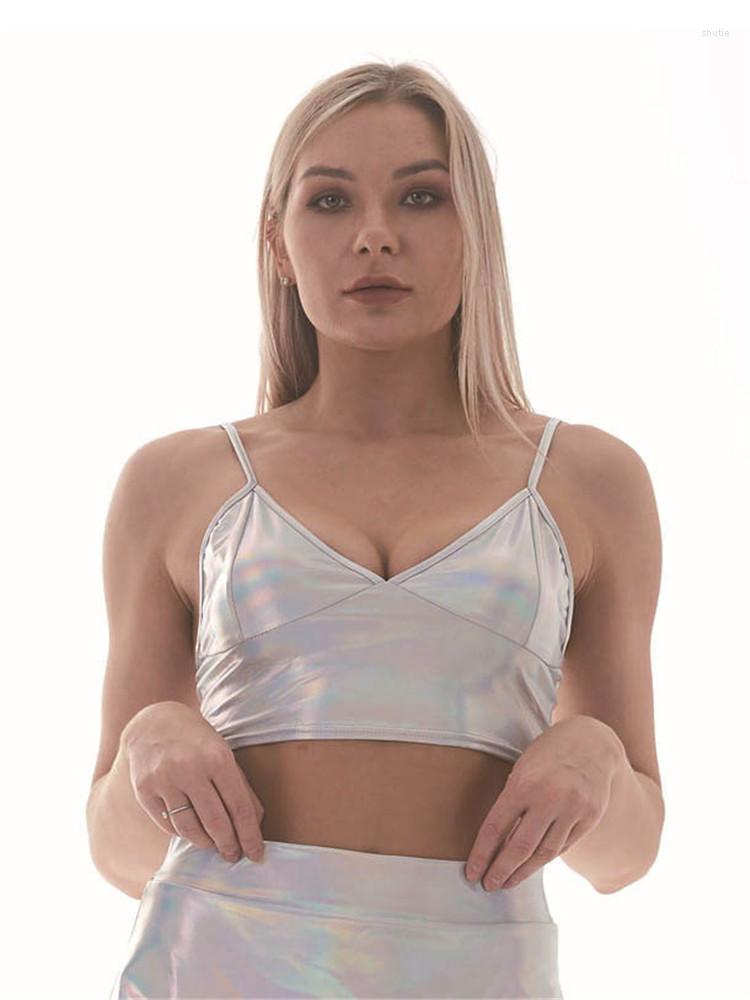 Women' Tanks YGYEEG Women Metallic Shiny Dance Club Crop Tank Tops Short Vest Summer Sleeveless V Neck Holographic Spaghetti Strap Clothes, Black
Women' Tanks YGYEEG Women Metallic Shiny Dance Club Crop Tank Tops Short Vest Summer Sleeveless V Neck Holographic Spaghetti Strap Clothes, Black