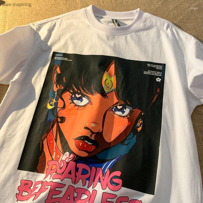 Men' T Shirts Summer Short-sleeved T-shirt Male High Street Cartoon Printing Five-point Sleeve Tide Brand Half-sleeved Student, Black
Men' T Shirts Summer Short-sleeved T-shirt Male High Street Cartoon Printing Five-point Sleeve Tide Brand Half-sleeved Student, Black