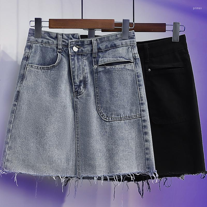Skirts Vintage Denim Skirt Ripped Jeans Sexy Woman Summer Slim Mini M-5XL Drop 2023 Arrival, Black
Skirts Vintage Denim Skirt Ripped Jeans Sexy Woman Summer Slim Mini M-5XL Drop 2023 Arrival, Black