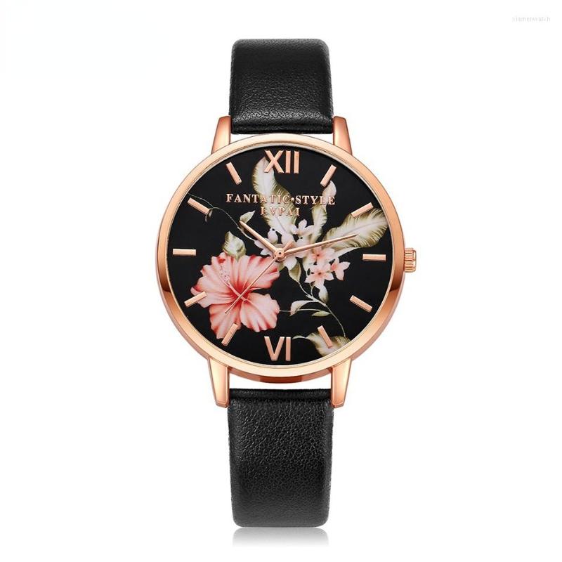 Wristwatches Brand Women Bracelet Watch Fashion Rose Gold Flowers Leather Simple Dress Watches Luxury Business Clock, Red
Wristwatches Brand Women Bracelet Watch Fashion Rose Gold Flowers Leather Simple Dress Watches Luxury Business Clock, Red