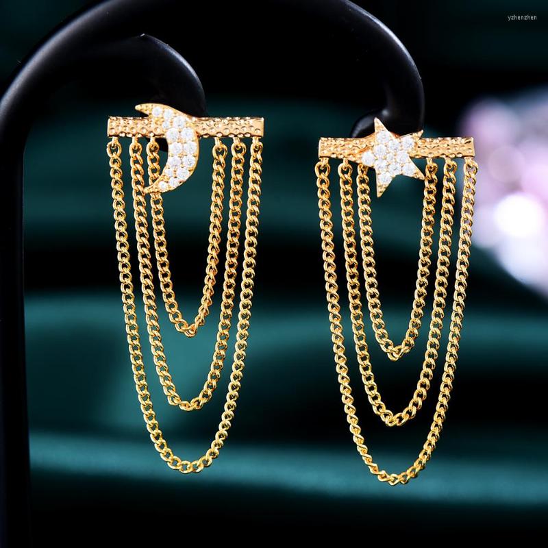 Stud Earrings GODKI Star Moon 50mm Link Chain Tassels Drop Full Micro Cubic Zirconia Pave Women Bridal Engagement Earring Jewelry Addiction
Stud Earrings GODKI Star Moon 50mm Link Chain Tassels Drop Full Micro Cubic Zirconia Pave Women Bridal Engagement Earring Jewelry Addiction