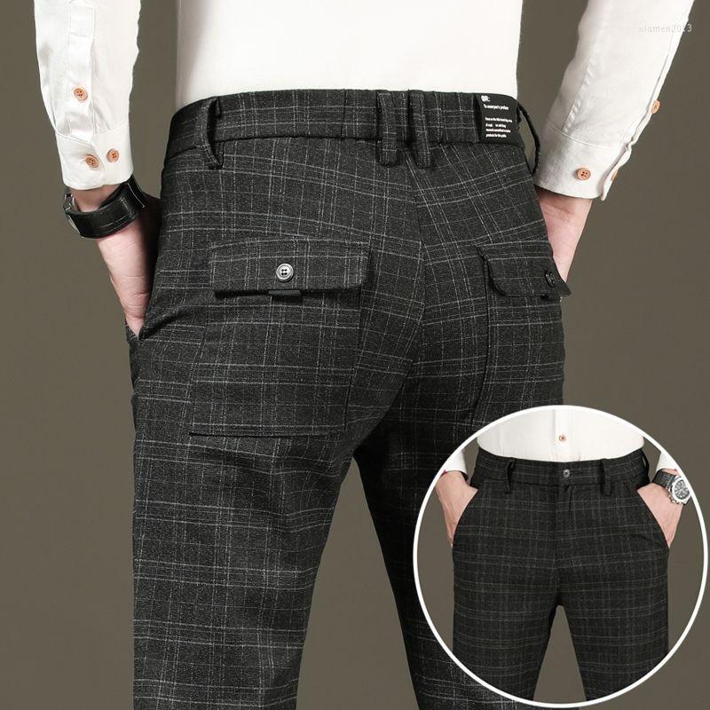 Men's Suits Autumn Men's Plaid Pants Men Winter Casual Thick Suit High Quality Business Trousers Mens Straight Harem, 638 black
Men's Suits Autumn Men's Plaid Pants Men Winter Casual Thick Suit High Quality Business Trousers Mens Straight Harem, 638 black