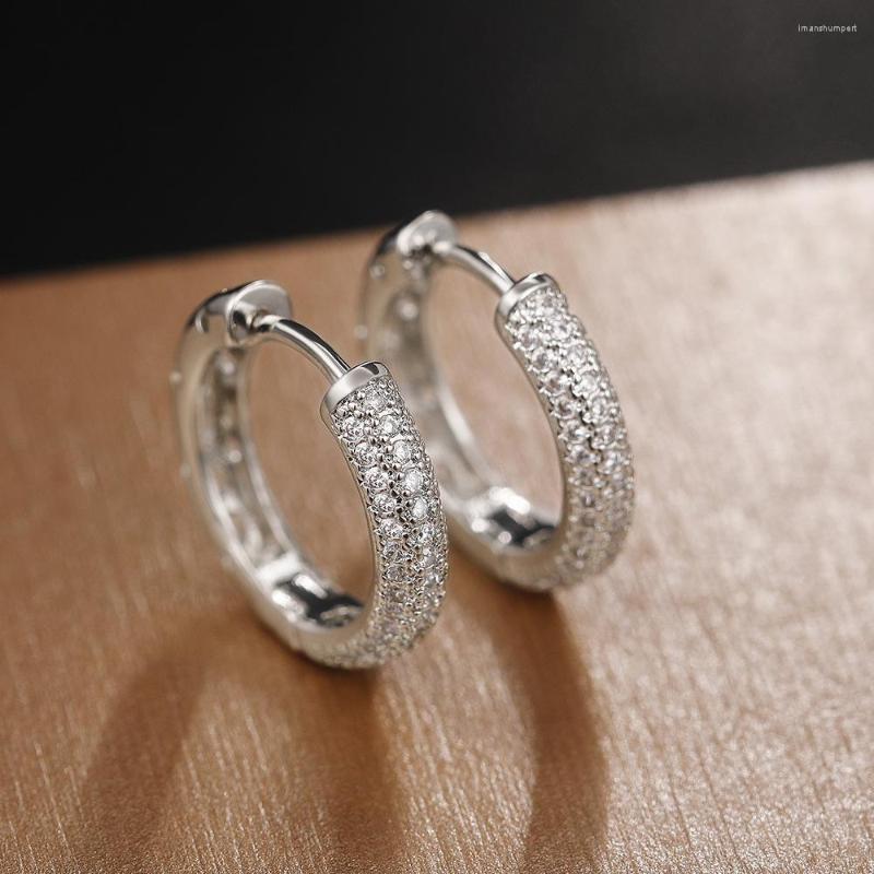 Hoop Earrings Fashion Clear Zircon For Women Simple Ear Accessories Teens Minimalist Gift Classic Jewelry Eh1068
Hoop Earrings Fashion Clear Zircon For Women Simple Ear Accessories Teens Minimalist Gift Classic Jewelry Eh1068