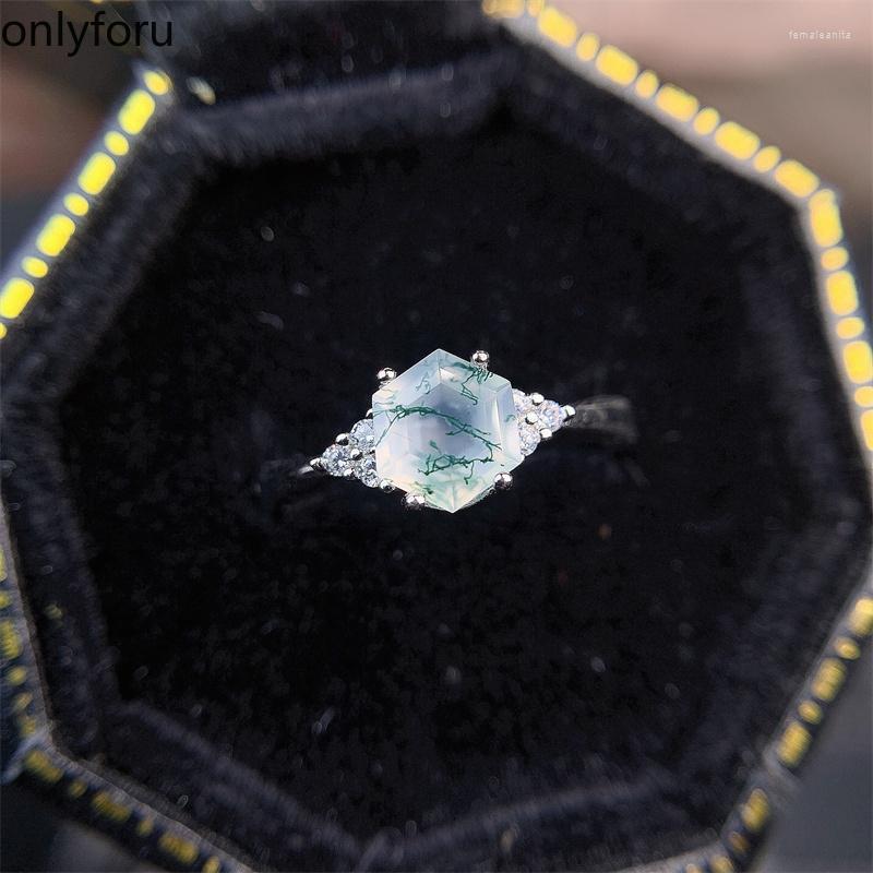 Cluster Rings Natural Moss Agate Gemstones Ring For Women Solid 925 Sterling Silver Rose Gold Wedding Engagement Gift Fine Jewelry
Cluster Rings Natural Moss Agate Gemstones Ring For Women Solid 925 Sterling Silver Rose Gold Wedding Engagement Gift Fine Jewelry