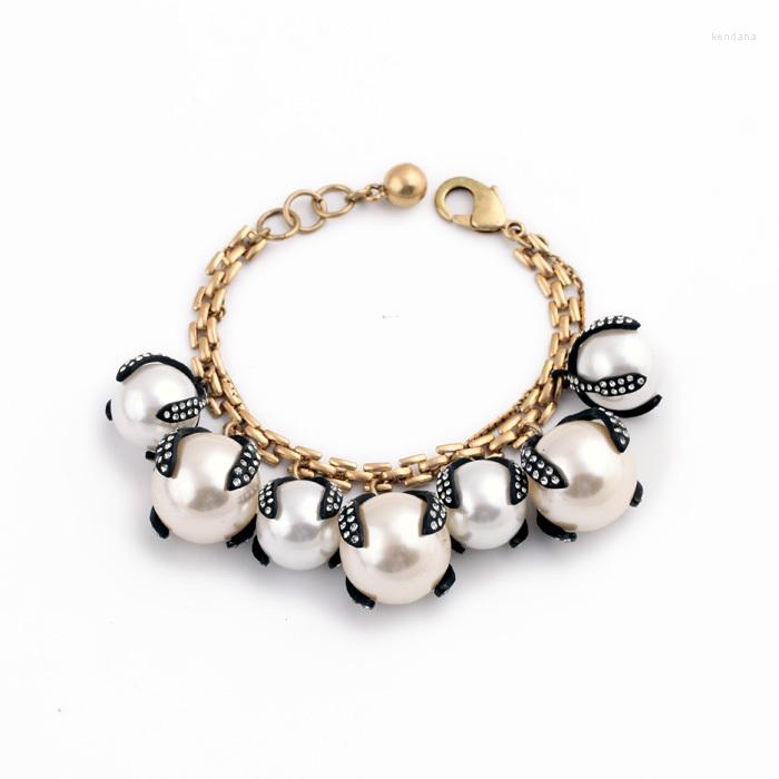 Charm Bracelets Bulk Price Making Supplies Resin Simulated Pearl Crystal Antique Jewelry Design Bracelet For Mother Daughter
Charm Bracelets Bulk Price Making Supplies Resin Simulated Pearl Crystal Antique Jewelry Design Bracelet For Mother Daughter