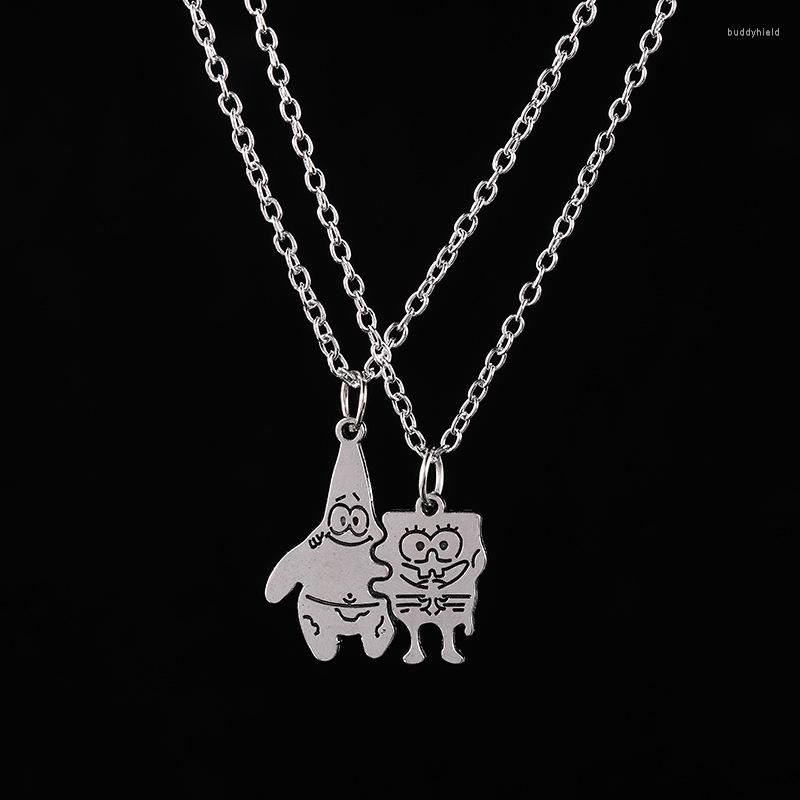 Pendant Necklaces 2Pcs/Set Fashion Friends Love Couple Necklace Cartoon Character Star Good Jewelry Gifts Wholesale
Pendant Necklaces 2Pcs/Set Fashion Friends Love Couple Necklace Cartoon Character Star Good Jewelry Gifts Wholesale