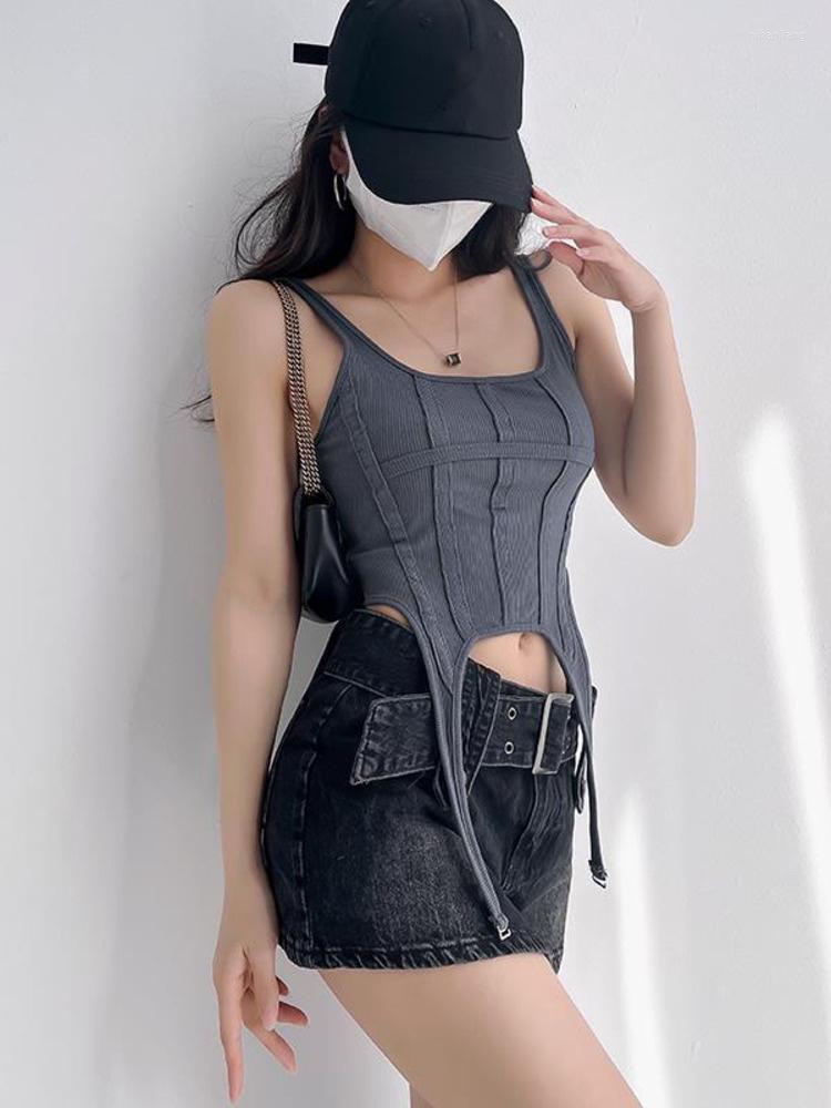 Women' Tanks Solid Color Stitching Design Fashion Women' Clothing European Style Sexy Girl Slim Short Camisole Y672, Black
Women' Tanks Solid Color Stitching Design Fashion Women' Clothing European Style Sexy Girl Slim Short Camisole Y672, Black