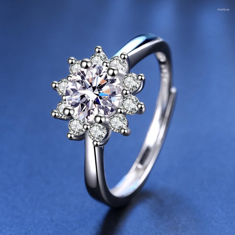 Cluster Rings 925 Sterling Silver For Women Sun Flower Moissanite Open Jewelry Making Dorp 2023 Trend
Cluster Rings 925 Sterling Silver For Women Sun Flower Moissanite Open Jewelry Making Dorp 2023 Trend