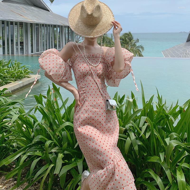 Casual Dresses Summer 2023 Women Clothes Dot Printing Ruffles Mid Beach Dress Strapless, Picture color
Casual Dresses Summer 2023 Women Clothes Dot Printing Ruffles Mid Beach Dress Strapless, Picture color
