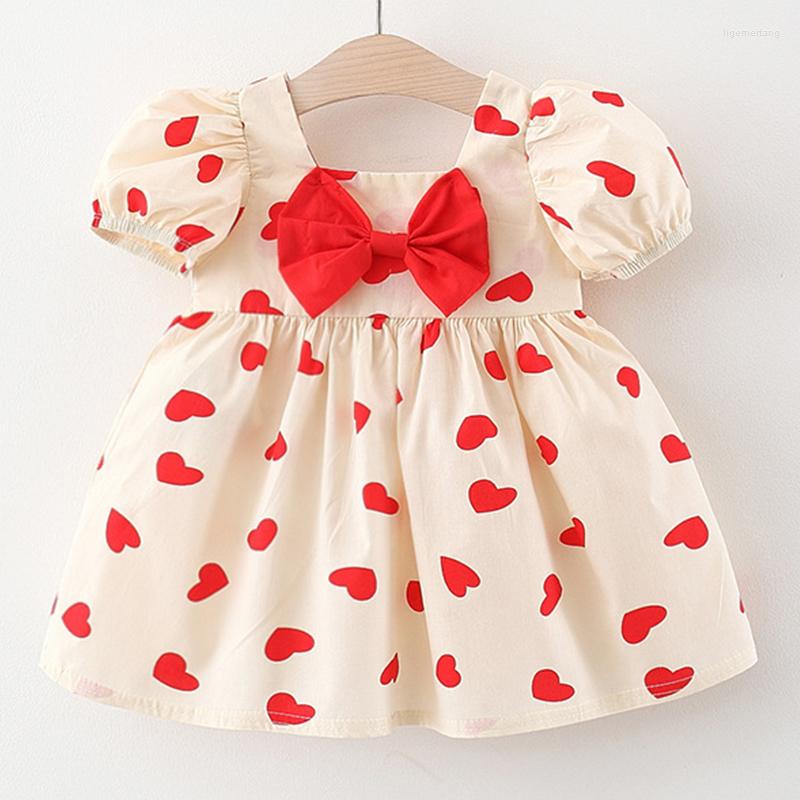 Girl Dresses Summer Born Clothes Korean Cartoon Cute Bow Print Short Sleeve Cotton Princess Dress Toddler Kids Clothing BC2211-1
Girl Dresses Summer Born Clothes Korean Cartoon Cute Bow Print Short Sleeve Cotton Princess Dress Toddler Kids Clothing BC2211-1