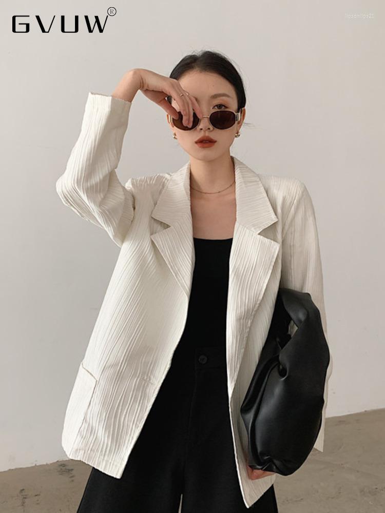 Women' Suits GVUW Trend 2023 Spring Women Suit Coat Solid Color Long Sleeve Loose High Street Single Button Design Female Clothes 20Y407, Beige
Women' Suits GVUW Trend 2023 Spring Women Suit Coat Solid Color Long Sleeve Loose High Street Single Button Design Female Clothes 20Y407, Beige