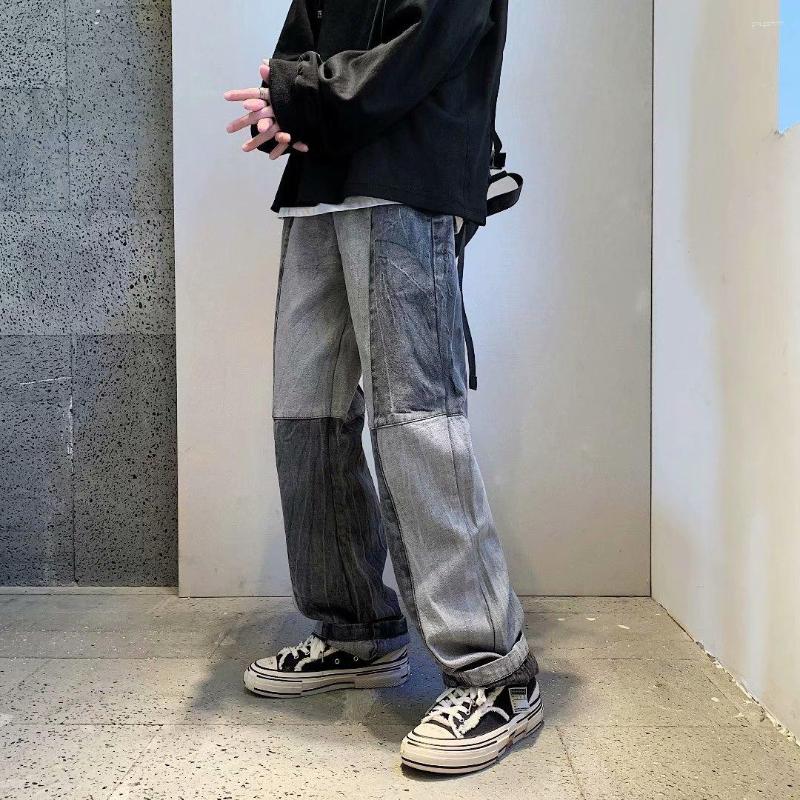 Men' Jeans Y2k Pants Paneled Denim Trousers Fashion Men' Wide-leg 2023 Autumn Loose Straight-leg Male Korean Style, Blue
Men' Jeans Y2k Pants Paneled Denim Trousers Fashion Men' Wide-leg 2023 Autumn Loose Straight-leg Male Korean Style, Blue