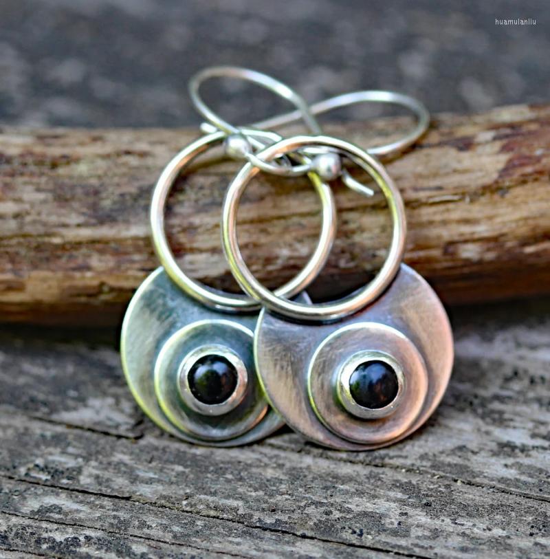 Dangle Earrings Black Round Stone Disc Moonstone Vintage Antique Silver Color Bohemia Ethnic Charm Wedding For Women
Dangle Earrings Black Round Stone Disc Moonstone Vintage Antique Silver Color Bohemia Ethnic Charm Wedding For Women