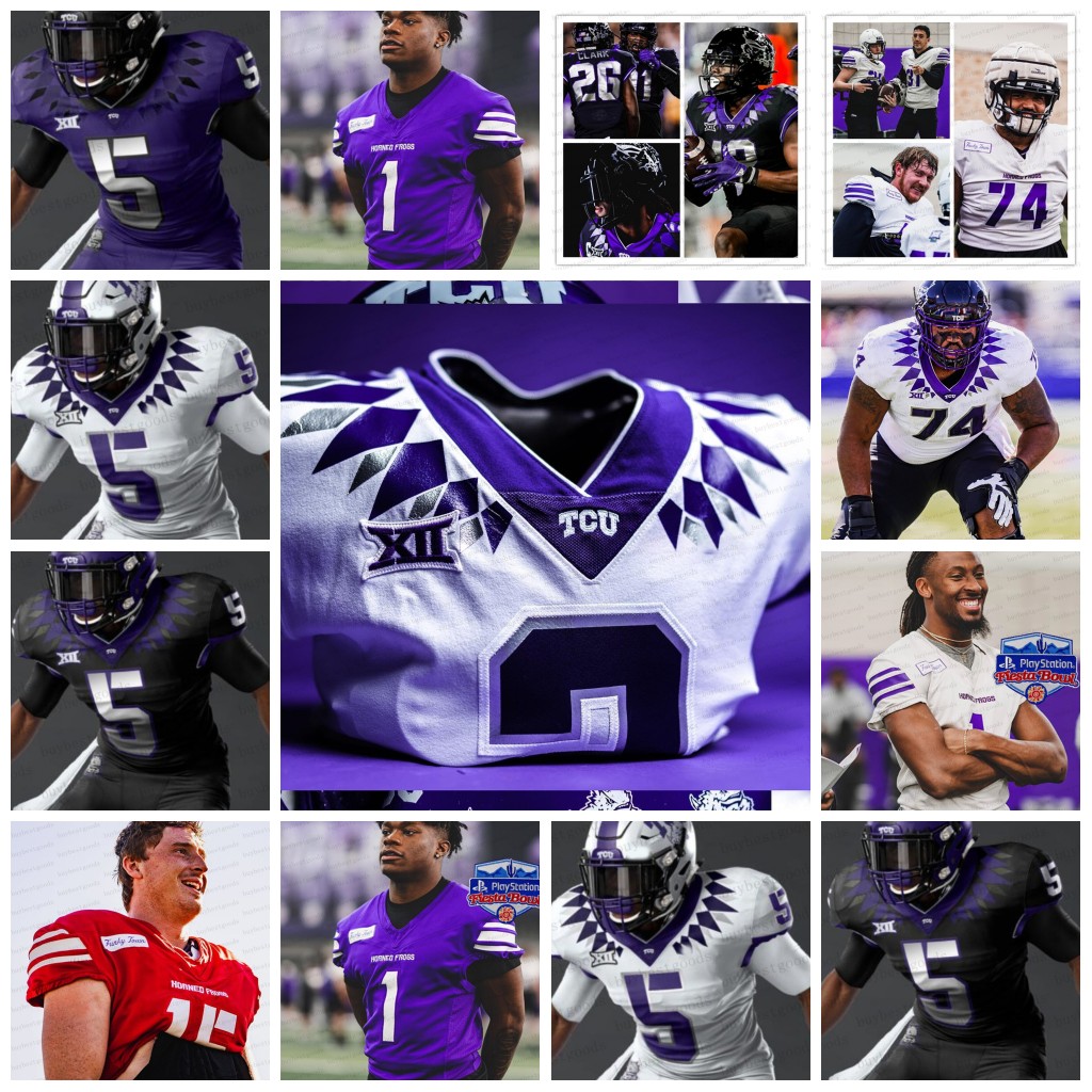 Custom TCU Horned Frogs Football Jersey TCU Jerseys Taye Barber DJ Allen Keontae Jenkins Terrence Cooks Jr. Quincy Brown Savion Williams Derius Davis Kendre Miller
Custom TCU Horned Frogs Football Jersey TCU Jerseys Taye Barber DJ Allen Keontae Jenkins Terrence Cooks Jr. Quincy Brown Savion Williams Derius Davis Kendre Miller