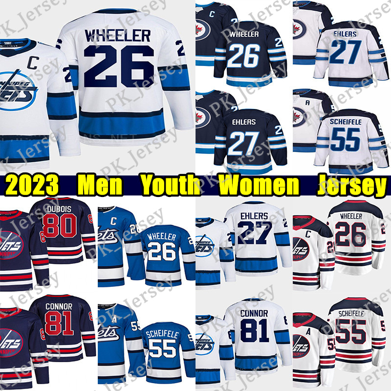 #27 Nikolaj Ehlers Reverse Retro hockey jersey #26 Blake Wheeler 81 Kyle Connor Mark Scheifele Pierre-Luc Dubois Nate Schmidt Dale Hawerchuk #91 Cole Perfetti jerseys, Navy blue winter classic youth
#27 Nikolaj Ehlers Reverse Retro hockey jersey #26 Blake Wheeler 81 Kyle Connor Mark Scheifele Pierre-Luc Dubois Nate Schmidt Dale Hawerchuk #91 Cole Perfetti jerseys, Navy blue winter classic youth