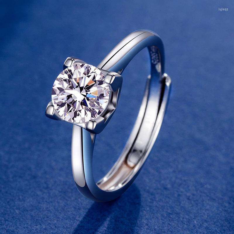Cluster Rings 925 Sterling Silver For Women V-shaped Four-claw Moissanite Open Jewelry Making Dorp 2023
Cluster Rings 925 Sterling Silver For Women V-shaped Four-claw Moissanite Open Jewelry Making Dorp 2023