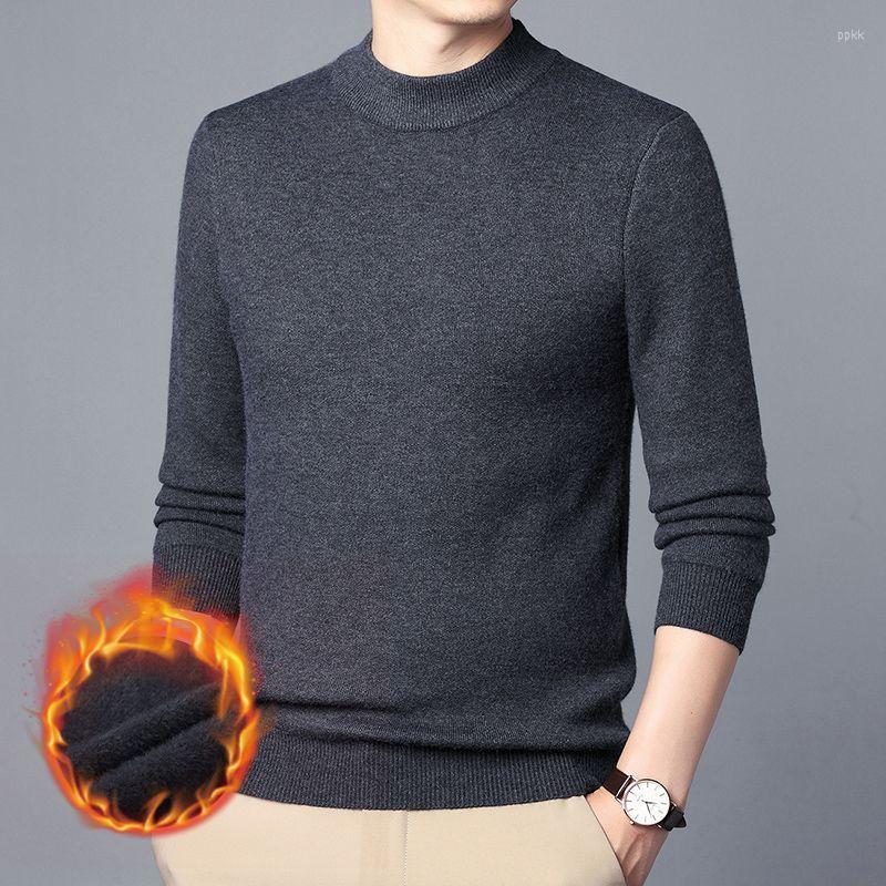 Men's Sweaters Winter Men's Pure Cashmere Pullover Half Turtleneck And Fleece Thickened Sweater Warm Wool Knit Top Base, Mimi-01-8
Men's Sweaters Winter Men's Pure Cashmere Pullover Half Turtleneck And Fleece Thickened Sweater Warm Wool Knit Top Base, Mimi-01-8
