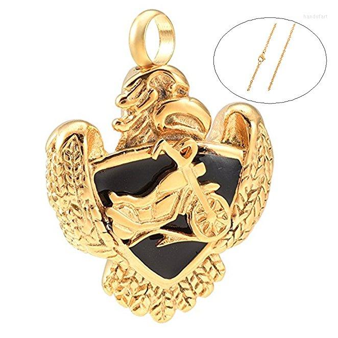 Pendant Necklaces IJD8225 Free 20" Chain Stainless Steel Eagle With Motorcycle Memorial Urn Jewelry Necklace Ashes For Men
Pendant Necklaces IJD8225 Free 20" Chain Stainless Steel Eagle With Motorcycle Memorial Urn Jewelry Necklace Ashes For Men