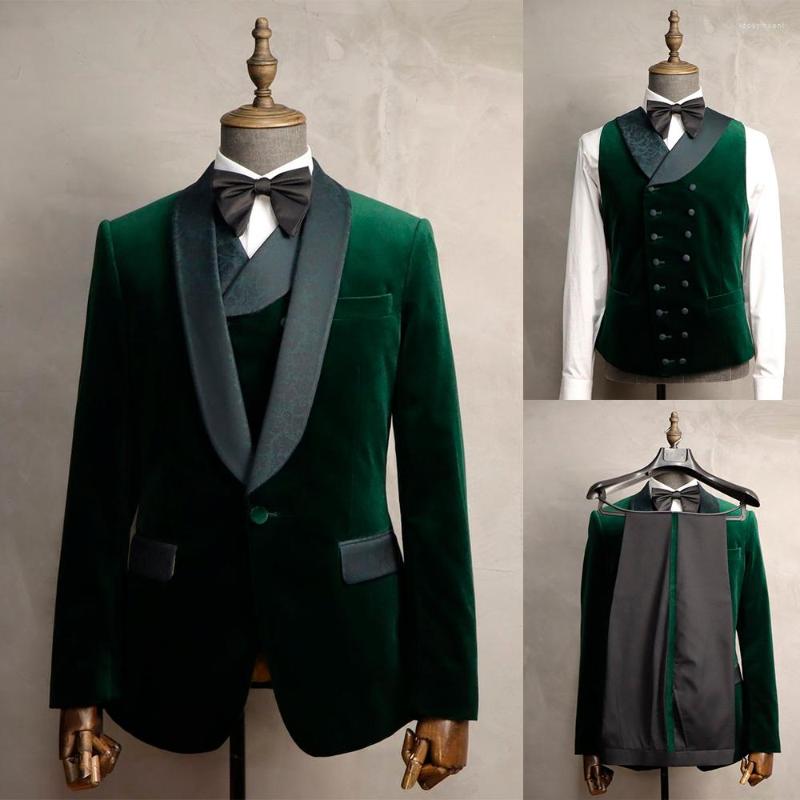 Men's Suits Green Men Suit Tailor-Made 3 Pieces Tailored Velvet One Button Blazer Vest Pants Slim Formal Wedding Groom Business Prom, Black
Men's Suits Green Men Suit Tailor-Made 3 Pieces Tailored Velvet One Button Blazer Vest Pants Slim Formal Wedding Groom Business Prom, Black