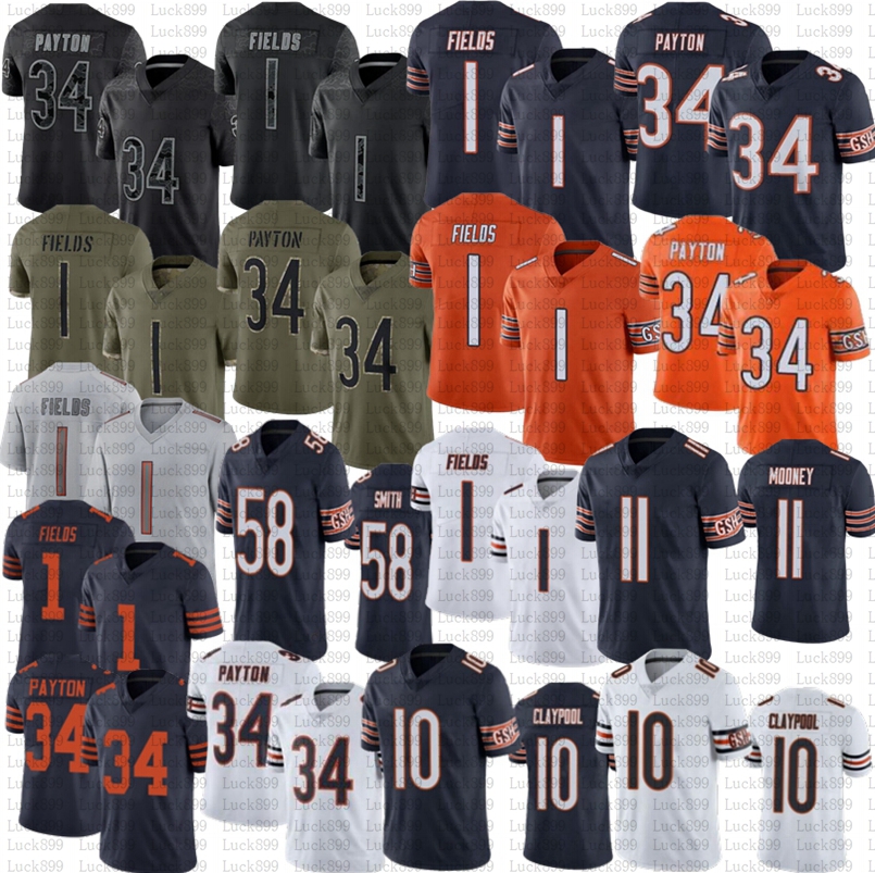 Justin Fields DJ Moore Football Walter Payton Chase Claypool Darnell Mooney Jersey, As
Justin Fields DJ Moore Football Walter Payton Chase Claypool Darnell Mooney Jersey, As