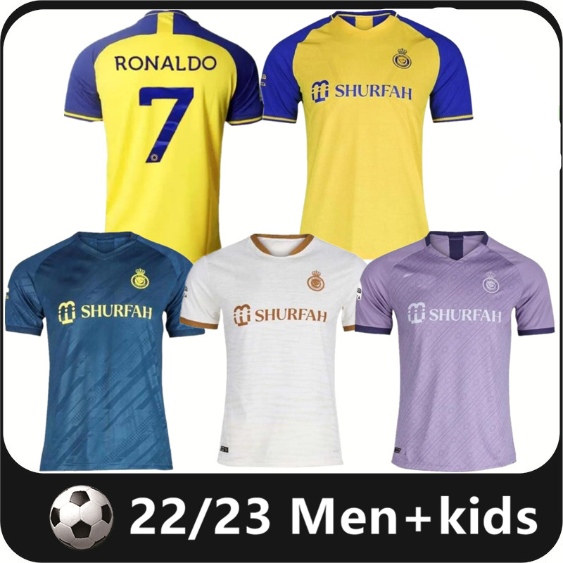 22 23 Al Nassr Fc Soccer Jerseys Ronaldo 2022 2023 Home Yellow Away Cr7 Gonzalo Martinez Talisca Ghislain Vincent Aboubakar Men Kids Kit
22 23 Al Nassr Fc Soccer Jerseys Ronaldo 2022 2023 Home Yellow Away Cr7 Gonzalo Martinez Talisca Ghislain Vincent Aboubakar Men Kids Kit