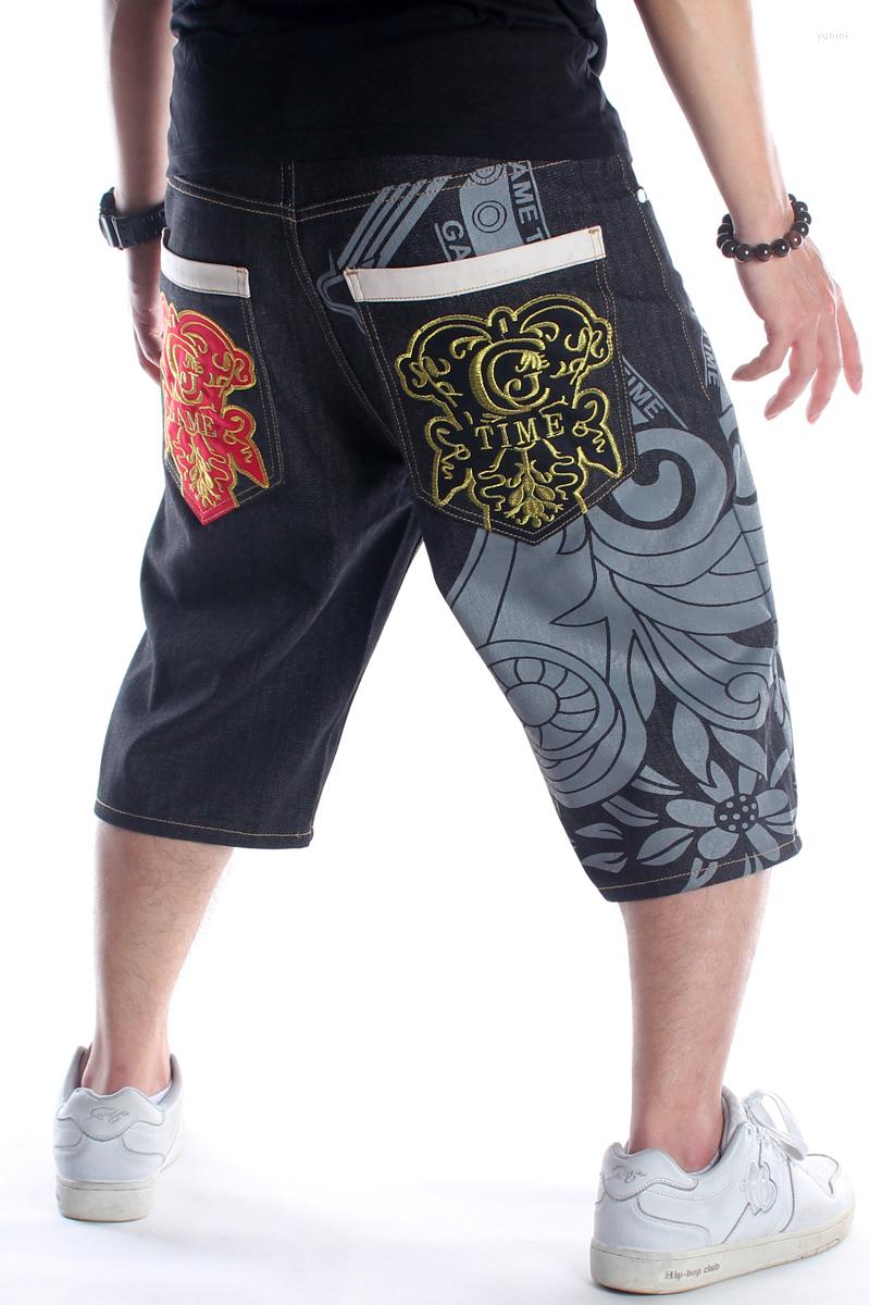 Men's Shorts Men's Hip Hop Loose Oversized Denim Summer Trend Embroidered Print Cropped Trousers Homme Classic Brand Clothing, Black
Men's Shorts Men's Hip Hop Loose Oversized Denim Summer Trend Embroidered Print Cropped Trousers Homme Classic Brand Clothing, Black