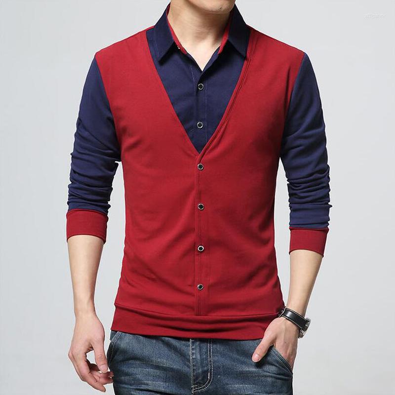 Men's Polos Mens Polo Shirt Autumn Fashion Patchwork Top Casual Turn Collar Long-sleeved Shirts Slim Fitness Brand Clothing 5XL, Black
Men's Polos Mens Polo Shirt Autumn Fashion Patchwork Top Casual Turn Collar Long-sleeved Shirts Slim Fitness Brand Clothing 5XL, Black