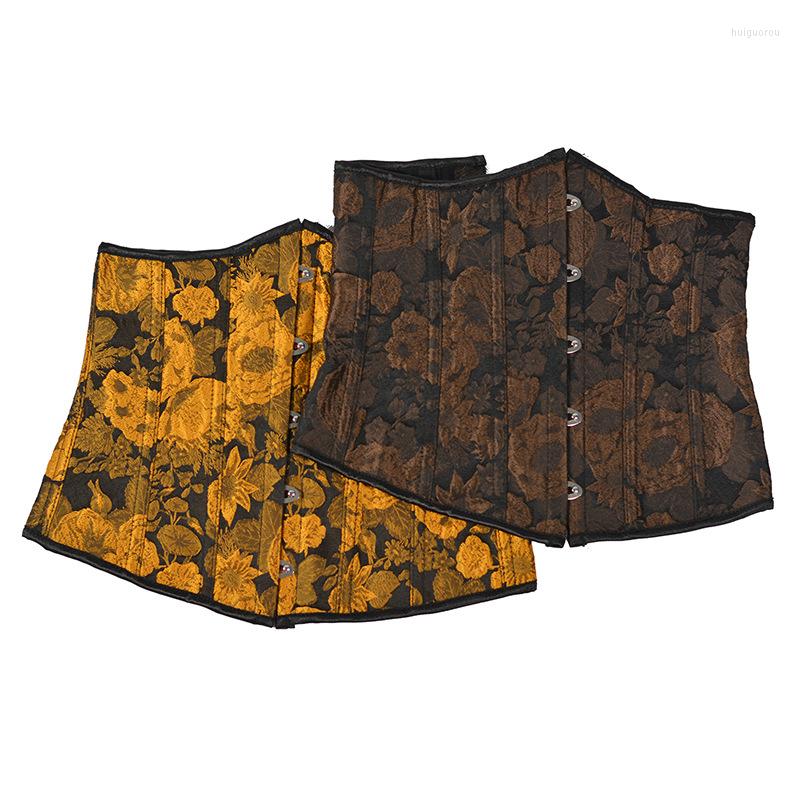 Women's Shapers Oil Painting Floral Print Waist Bonded Corset Lace Up Vintage Crop Top Underbust Bustier Skinny Tummy Slimming Control, Brown
Women's Shapers Oil Painting Floral Print Waist Bonded Corset Lace Up Vintage Crop Top Underbust Bustier Skinny Tummy Slimming Control, Brown
