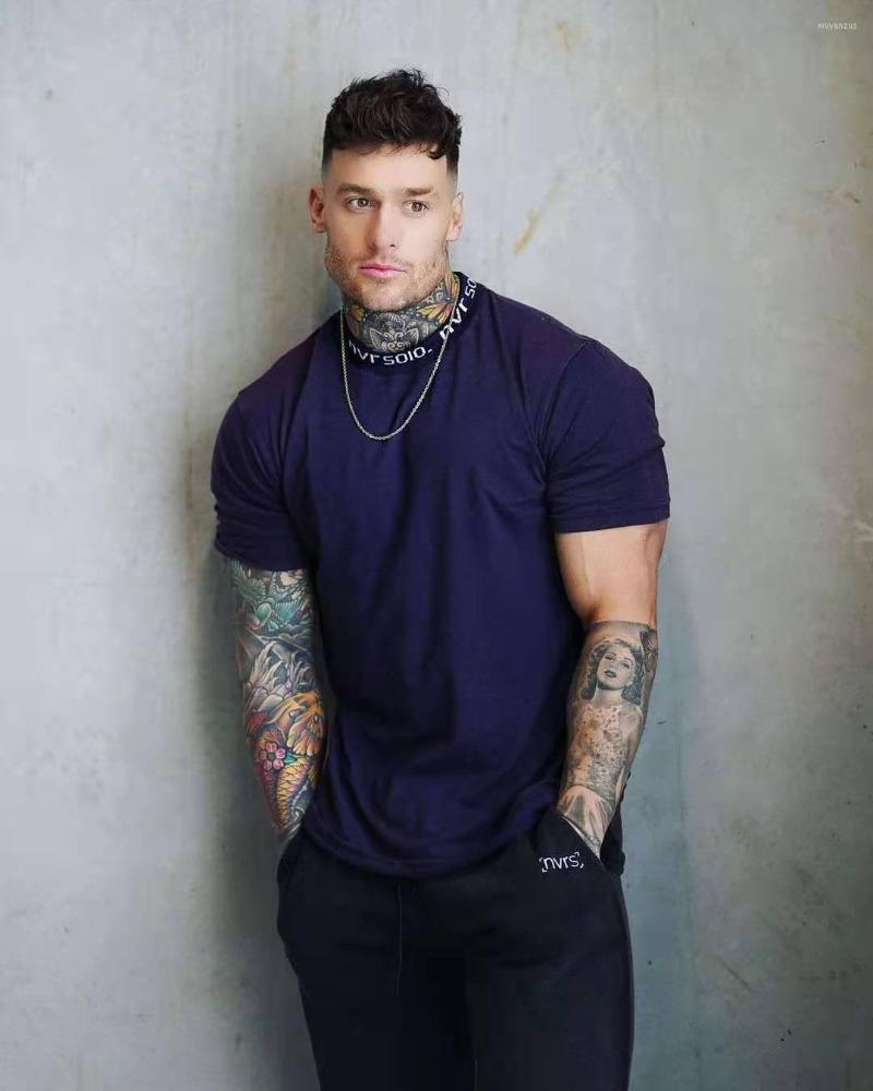 Men's T Shirts Cotton Men Gym O-neck Short Sleeve Shirt Fitness Bodybuilding Running Fashion Male Clothing Brand Tee Tops, Black
Men's T Shirts Cotton Men Gym O-neck Short Sleeve Shirt Fitness Bodybuilding Running Fashion Male Clothing Brand Tee Tops, Black