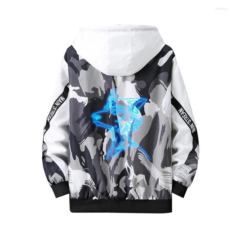 Men' Hoodies Anime Thin Jacket BEASTARS Cosplay Hoodie Legoshi Haru Luminous Print Zipper Splicing Hooded Camouflage Student Summer Coat, 10
Men' Hoodies Anime Thin Jacket BEASTARS Cosplay Hoodie Legoshi Haru Luminous Print Zipper Splicing Hooded Camouflage Student Summer Coat, 10