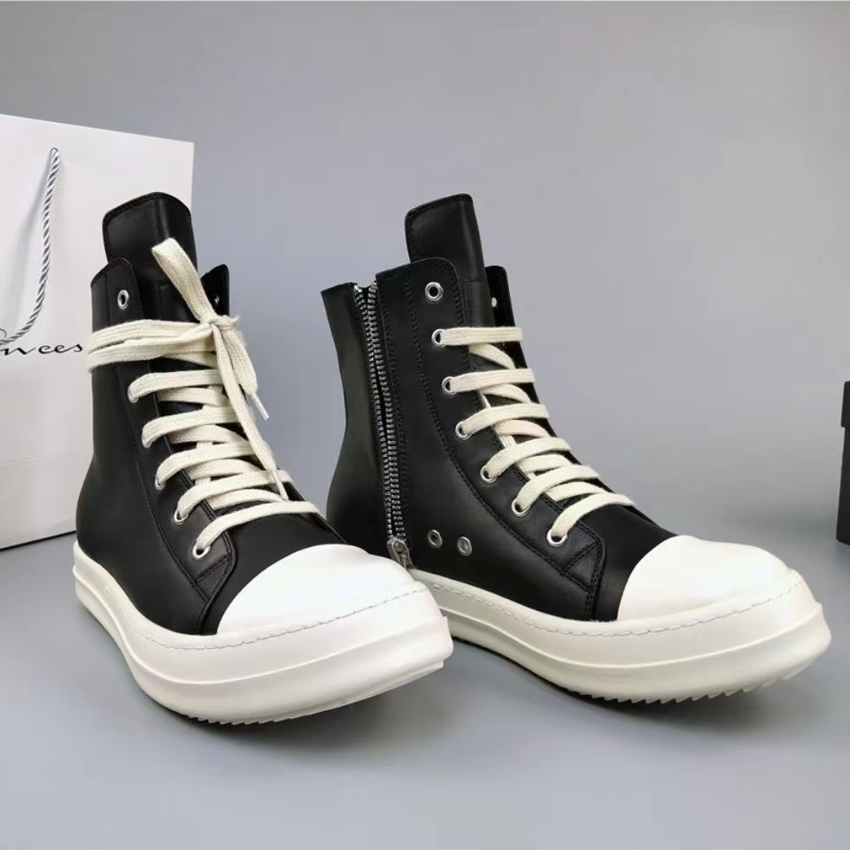 Rick RO Platform Designer Sneaker Streetwear Boots High Top Casual Real Leather Canvas Zip Up Lace Up Owens trending Sneaker For Men Women with original box size 35-46, Orange
Rick RO Platform Designer Sneaker Streetwear Boots High Top Casual Real Leather Canvas Zip Up Lace Up Owens trending Sneaker For Men Women with original box size 35-46, Orange