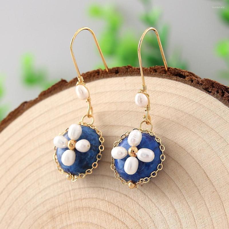 Dangle Earrings Natural Stone Lapis Real Baroque Pearl For Women Party Light Luxury Handmade Green Aventurine Jewelry
Dangle Earrings Natural Stone Lapis Real Baroque Pearl For Women Party Light Luxury Handmade Green Aventurine Jewelry